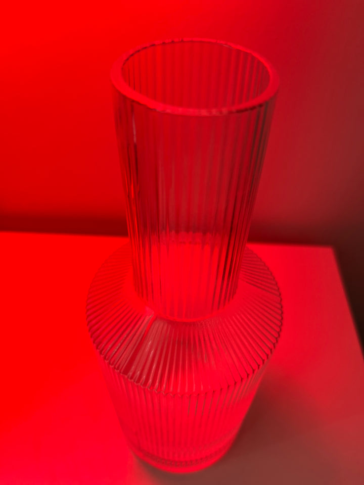 Art Deco Ribbed Bottle