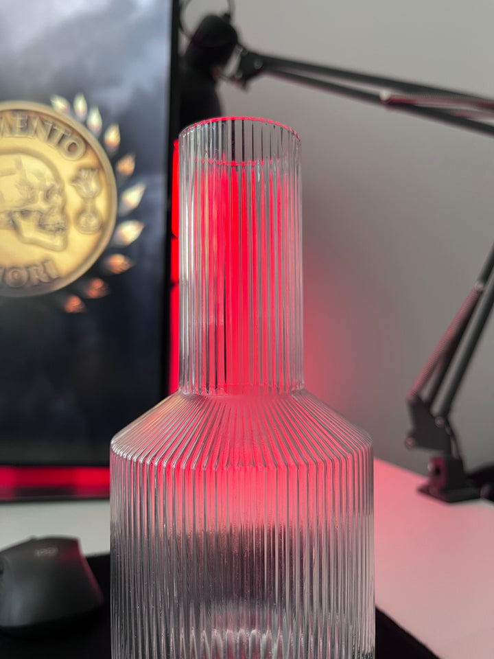 Art Deco Ribbed Bottle