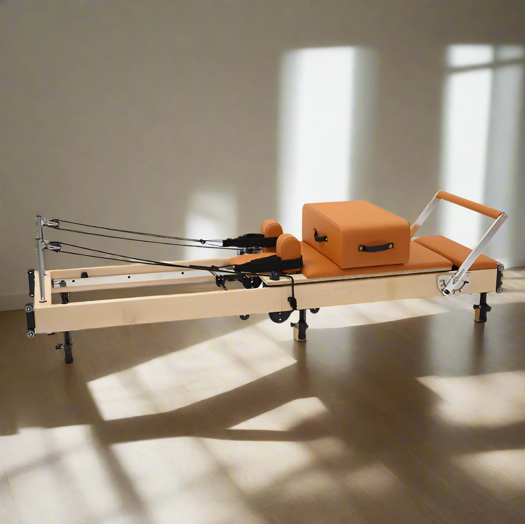 Maple Wooden Folding Pilates Reformer
