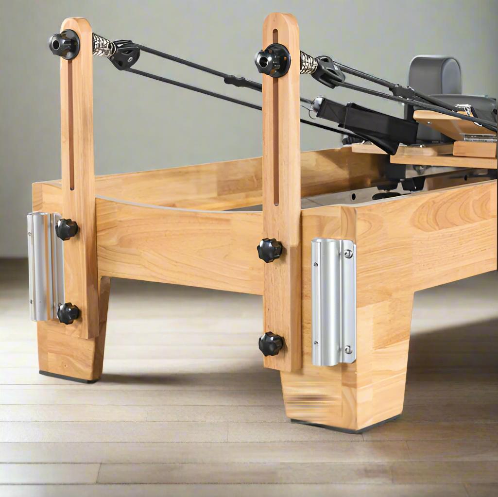 Premium Wood and Leather Reformer