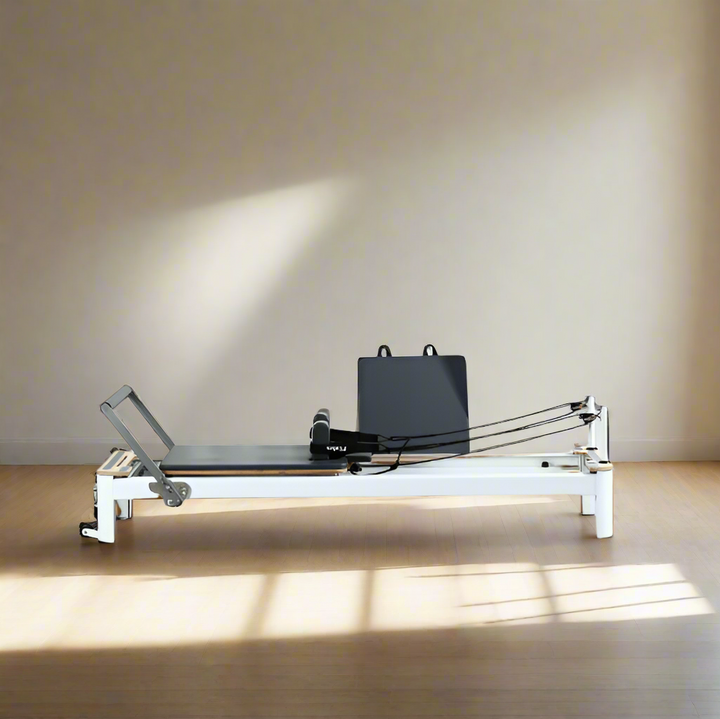 Black Leather & Aluminum Reformer